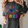 Kindergarten Graduation Class Of 2022 1st Grade Here I Come Women's Comfort Colors T-Shirt Pepper