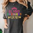 Kindergarten Graduation Shirts 2019 Girls Graduate T Shirt Women's Comfort Colors T-Shirt Pepper