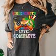 Kindergarten Level Complete Last Day Of School Graduation Women's Comfort Colors T-Shirt Pepper