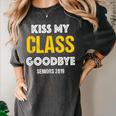 Kiss My Class Goodbye Shirt 2019 Graduation Shirt Women's Comfort Colors T-Shirt Pepper