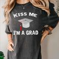 Kiss Me I'm A Grad Graduation T-Shirt Women's Comfort Colors T-Shirt Pepper