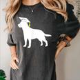 Labrador Retriever Graduation Dog Graduate For Men Women Kids Women's Comfort Colors T-Shirt Pepper
