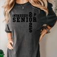Lacrosse Senior Night Lacrosse Senior 2025 Graduation 29 Women's Comfort Colors T-Shirt Pepper
