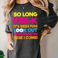 Last Day Pre-K Kindergarten Here I Come Graduation T-Shirt Women's Comfort Colors T-Shirt Pepper