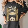 Latina Graduate Educated Powerful Class Of 2024 Graduation Women's Comfort Colors T-Shirt Pepper