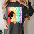 Law School Graduation Queen New Lawyer Attorney Grad Women's Comfort Colors T-Shirt Pepper