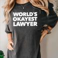 Lawyer Attorney For Law School Graduation Women's Comfort Colors T-Shirt Pepper