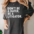 Lawyer Graduation Idea Shirt Law School Women's Comfort Colors T-Shirt Pepper