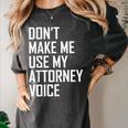 Lawyer Law School Graduation Attorney Men Women Women's Comfort Colors T-Shirt Pepper