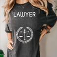Lawyer Law Student Tee School Graduation T-Shirt Women's Comfort Colors T-Shirt Pepper