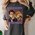 Let's Overthink Everything Shirt Antisocial Introvert Women's Comfort Colors T-Shirt Pepper