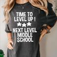 Level Up Middle School 5th Grade Graduation Party Women's Comfort Colors T-Shirt Pepper