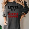 Level Up Middle School 5th Grade Graduation Women's Comfort Colors T-Shirt Pepper