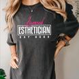 Licensed Esthetician 2023 Graduation Women's Comfort Colors T-Shirt Pepper