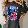 Life Meant To Fished Introvert Sayings Antisocial Quotes Women's Comfort Colors T-Shirt Pepper