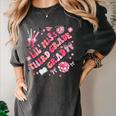 Lil Miss Third 3rd Grade Grad Graduation Last Day Girls Kid Women's Comfort Colors T-Shirt Pepper