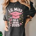 Little Miss Pre-K Grad 2025 Preschool Graduation Girls Kids Women's Comfort Colors T-Shirt Pepper