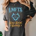 LMFT Graduation Licensed Marriage And Family Therapist LMFT Women's Comfort Colors T-Shirt Pepper