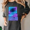 Lofi Reverie Analog Dreams Pixel 90s Desktop VHS Nostalgia Women's Comfort Colors T-Shirt Pepper