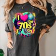 I Love The 70s Retro Cassette Roller Vinyl Nostalgia Vibes Women's Comfort Colors T-Shirt Pepper I Love The 70s Retro Cassette Roller Vinyl Nostalgia Vibes Women's Comfort Colors T-Shirt Pepper