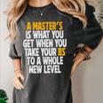 Master Degree When You Take Bs To New Level Graduation Premium Women's Comfort Colors T-Shirt Pepper