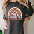 MASTER OF EDUCATION ROCK Master Graduation Women's Comfort Colors T-Shirt Pepper