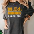 Master Graduation Completed Master Of Education Teacher Men Women Women's Comfort Colors T-Shirt Pepper