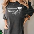Master Graduation My Granddaughter Mastered It Grandparent Women's Comfort Colors T-Shirt Pepper