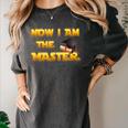 Now I Am The Master Shirt Graduation MBA Masters Tee Women's Comfort Colors T-Shirt Pepper