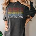 Mastered It 2020 Masters Degree Graduation For Him Her Women's Comfort Colors T-Shirt Pepper