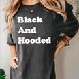Masters Degree Graduation And Hooded T-Shirt Women's Comfort Colors T-Shirt Pepper