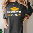 Masters Degree Graduation Mastered It Class Of 2026 Graduate Women's Comfort Colors T-Shirt Pepper