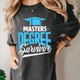 Master's Degree Graduation Masters Degree Survivor Women's Comfort Colors T-Shirt Pepper