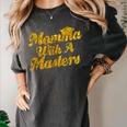 Masters Degree Graduation For Mom Wife Social Work MBA Women's Comfort Colors T-Shirt Pepper