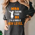 Masters Degree Graduation Shirt For MBA Grad Student Women's Comfort Colors T-Shirt Pepper