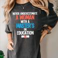 Masters In Education Degree Graduation Women MeD Women's Comfort Colors T-Shirt Pepper