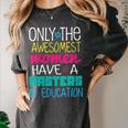 Masters In Education Degree Graduation Women MeD Women's Comfort Colors T-Shirt Pepper