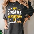 Masters Graduation My Daughter Mastered It Class Of 2025 Women's Comfort Colors T-Shirt Pepper