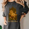Medieval Cat Sarcastic Queen Lazy King Introvert Kitty Women's Comfort Colors T-Shirt Pepper