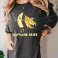 Medium Mature Banana Banana Real School Graduation Celebrations Women's Comfort Colors T-Shirt Pepper