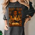 Melanin Girl Locs Book Lover Librarian Teacher Student Women's Comfort Colors T-Shirt Pepper