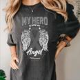 Melanoma Skin Cancer Hero Angel Memory Support Family Women's Comfort Colors T-Shirt Pepper Melanoma Skin Cancer Hero Angel Memory Support Family Women's Comfort Colors T-Shirt Pepper