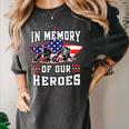 Memorial Day Memory Of Our Heroes Fallen Patriotic Veteran Women's Comfort Colors T-Shirt Pepper