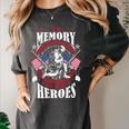 Memorial Day Patriotic Memory Of American Veterans Heroes Women's Comfort Colors T-Shirt Pepper Memorial Day Patriotic Memory Of American Veterans Heroes Women's Comfort Colors T-Shirt Pepper