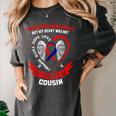 In Memory Cousin CHD Heart Disease Awareness Memorial Women's Comfort Colors T-Shirt Pepper In Memory Cousin CHD Heart Disease Awareness Memorial Women's Comfort Colors T-Shirt Pepper