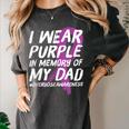 Memory Of Dad Wear Purple Overdose Awareness Women's Comfort Colors T-Shirt Pepper Memory Of Dad Wear Purple Overdose Awareness Women's Comfort Colors T-Shirt Pepper