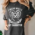 In Memory Of My Daughter Lung Cancer Awareness Graphic Women's Comfort Colors T-Shirt Pepper