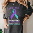 In Memory Of Daughter Suicide Awareness Prevention Women's Comfort Colors T-Shirt Pepper