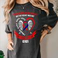 In Memory Of Gigi CHD Heart Disease Awareness Memorial Women's Comfort Colors T-Shirt Pepper