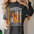 In Memory Of Goddaughter Leukemia Awareness USA Flag Shirts Women Kids Men Women's Comfort Colors T-Shirt Pepper In Memory Of Goddaughter Leukemia Awareness USA Flag Shirts Women Kids Men Women's Comfort Colors T-Shirt Pepper